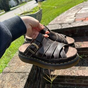 Dr. Martens Brown Leather Sandals